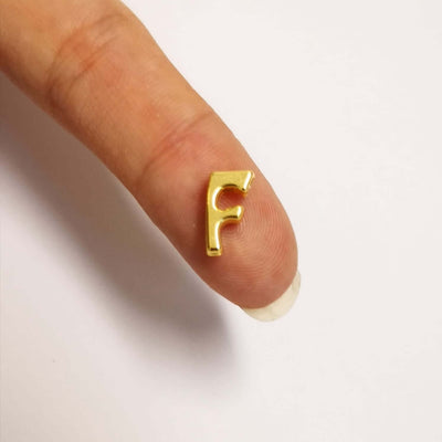 24Kt Gold Plated Initial Charms, Gold Alphabet Letter Charm