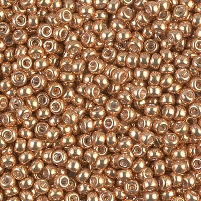 Miyuki Seed Beads 8/0   Galvanized Yellow Gold, 1053(0182) £2.95